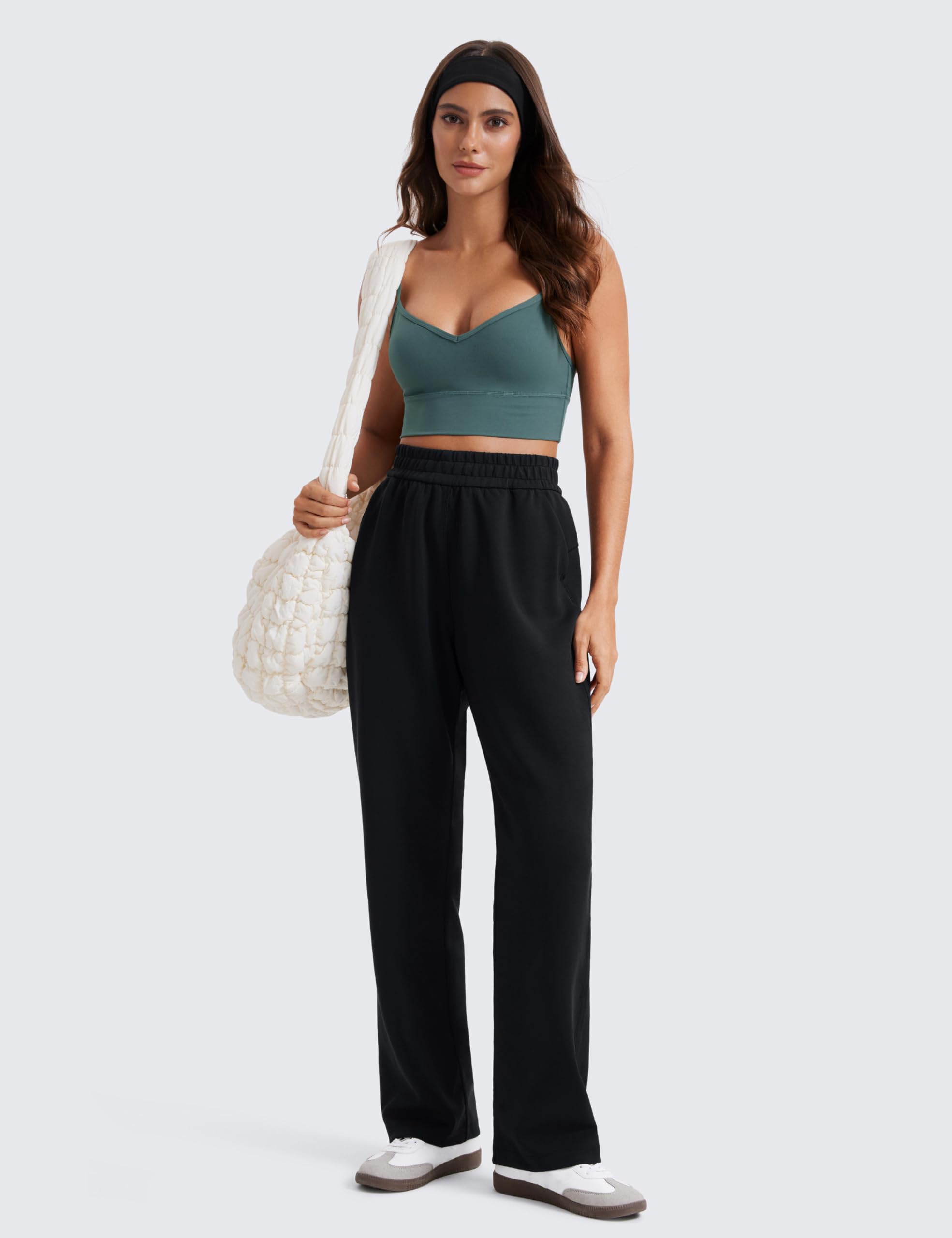 CRZ YOGA SoftAura Wide Leg Casual Sweatpants Women 29