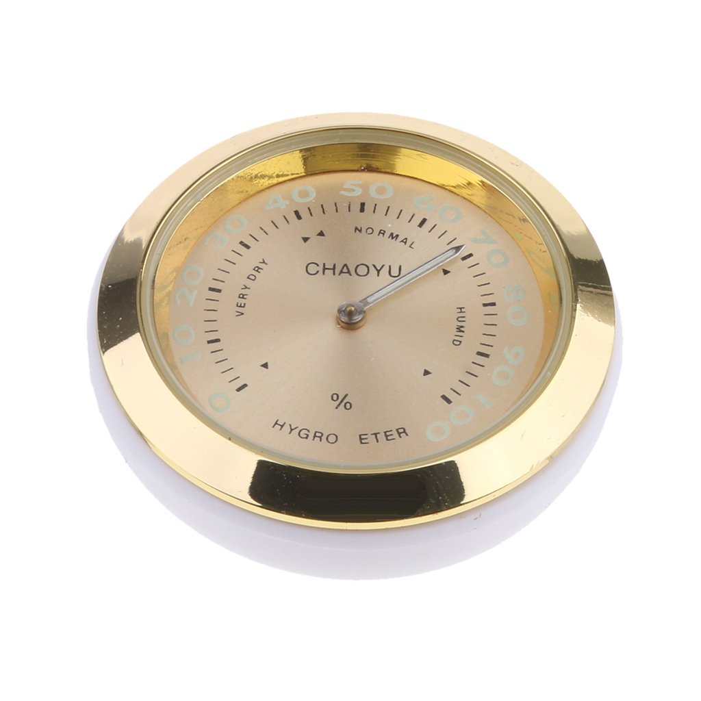 4cm 4 4 Schwarz perfk Mini Auto Thermometer Temperaturanzeige Hygrometer