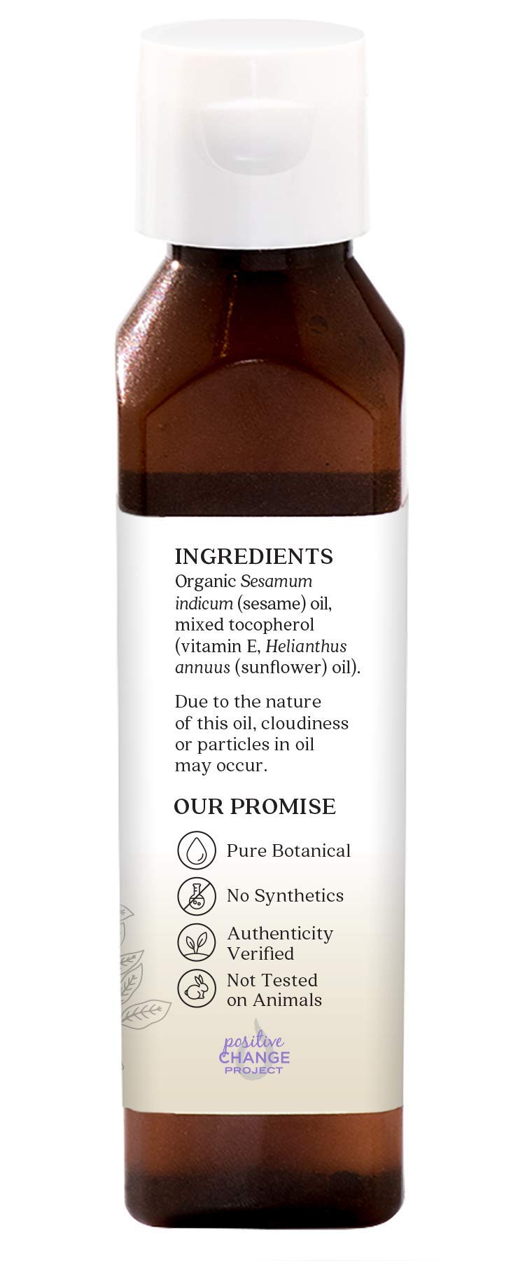 Aura Cacia Organic Skin Care Oil, Protecting Sesame, 4 Fluid Ounce