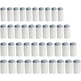 Pengxiaomei 40pcs Slip On Pool Cue Tips Replacement Billiard Cue Tips 4 Sizes Slip-On Cue Tip(9mm/10mm/12mm/13mm, Each Size 10pcs)