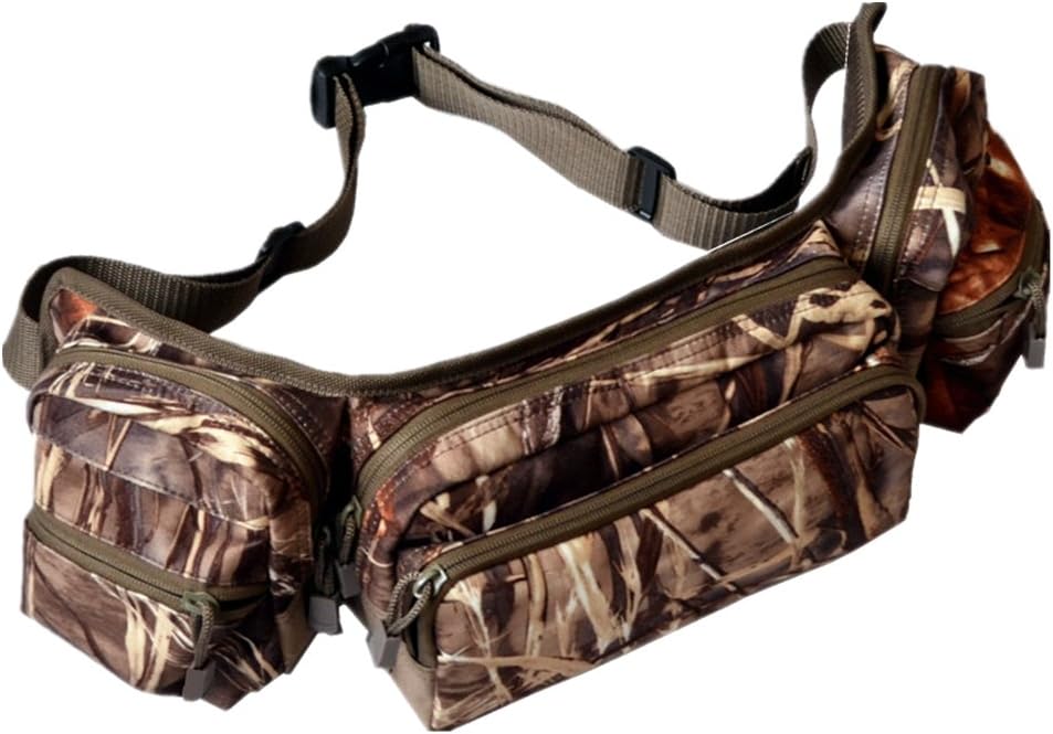UNISTRENGH Excursion Waist Pack Bag Military Fanny Packs Waterproof Hip Belt Bag Pouch for Hunting Hiking Climbing Outdoor Bumbag