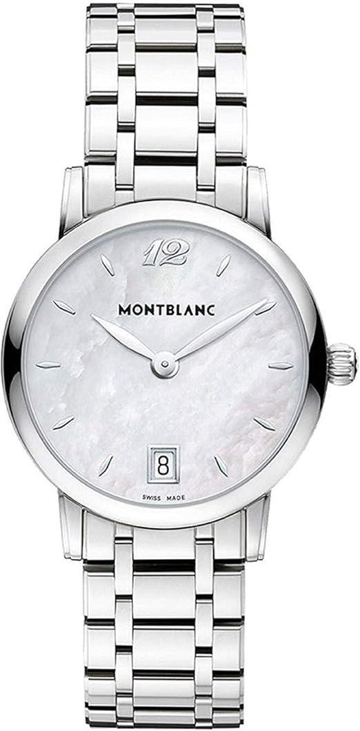Montblanc Star Damen Armbanduhr 34mm Armband Edelstahl Schweizer Quarz Amazon De Uhren