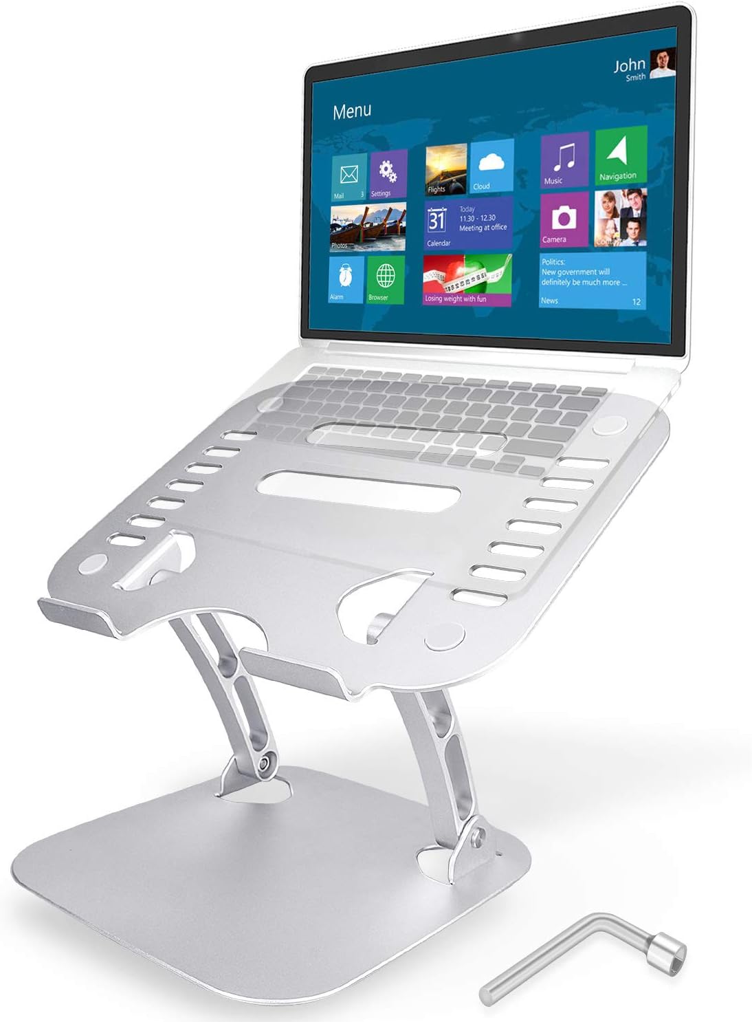 Jubor Portable Computer Stand, Ergonomic Laptop Stand