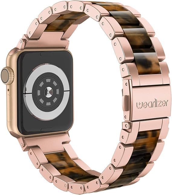 wearlizer apple watch band rose gold