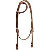 Weaver Leather Horizons Rolled Sliding Ear Headstall Sunset, Horse