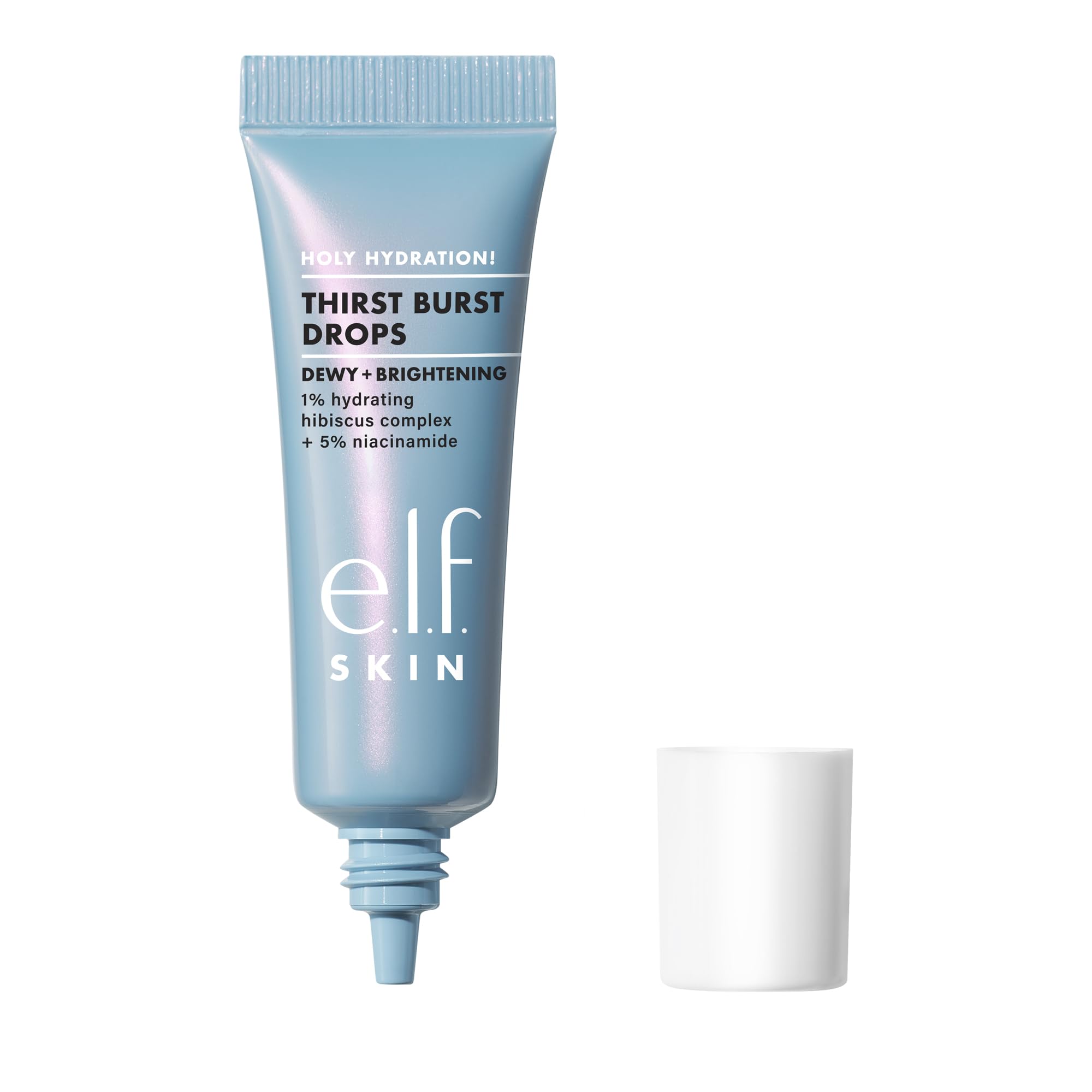 Photo 1 of e.l.f. SKIN Holy Hydration! Thirst Burst Drops Mini, Serum For An Instant Radiant Complexion, Made With Hyaluronic Acid, Vegan & Cruelty-Free