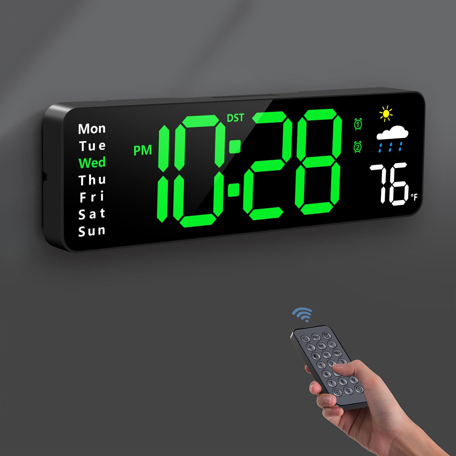 Digital Wall Clock, Digital Clock Large Display