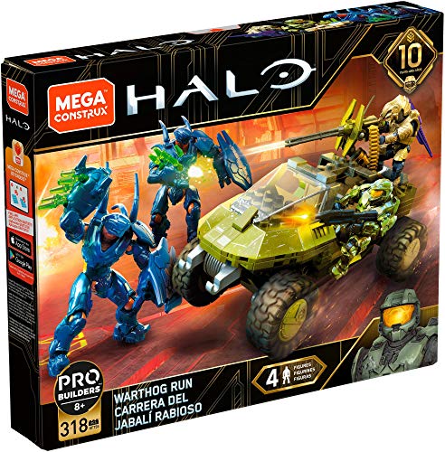 6 Mega+Construx+Halo+Warthog+Run