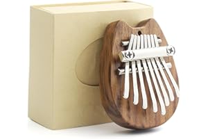 FLSEPAMB Kalimba 8 Key Kalimba Mini Thumb Piano Mini Kalimba Portable Mbira Finger Piano Best Gift for Kids, Birthday, Christmas, Beginner, Party