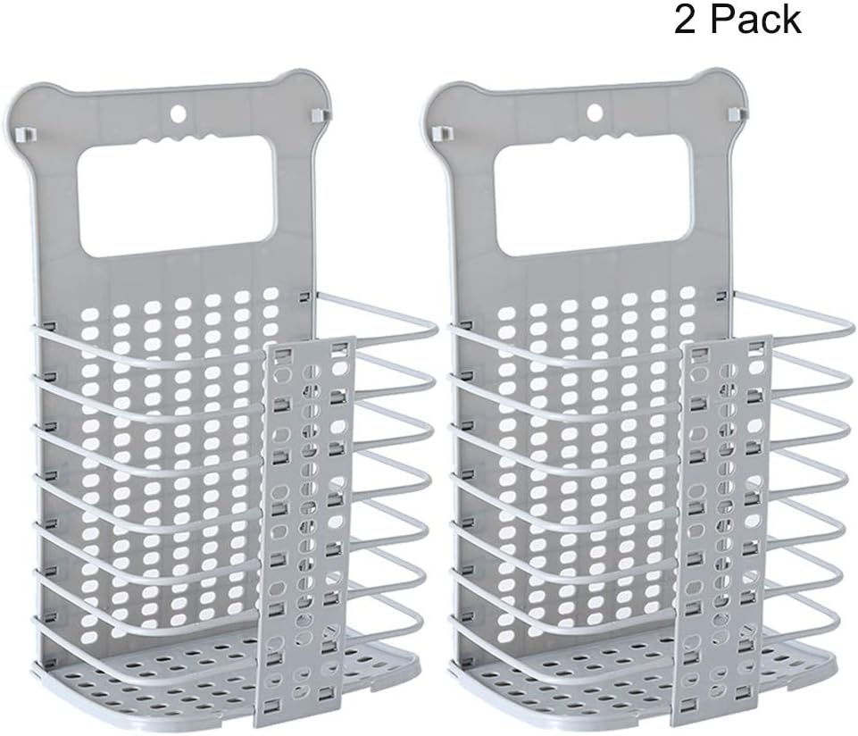 Plástico Portátil Cesta De Almacenamiento con Handle,Pared-montado