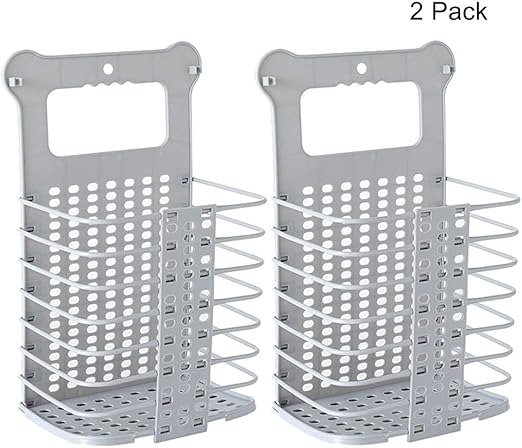 Plástico Portátil Cesta De Almacenamiento con Handle,Pared-montado