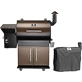 Z Grills Wood Pellet Grill Smoker with 2020 Newest Digital Controls ,700 Cooking Area 8- in-1 Grill, Smoke, Bake, Roast, Brai