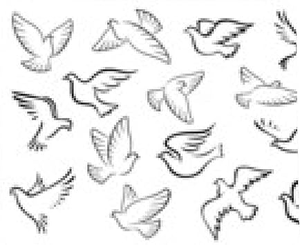 Alfombrilla De Raton Siluetas De Palomas Y Pajaros Paloma Amazon Es Electronica