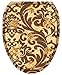 Toilet Tattoos, Toilet Seat Cover Decal, Tuscany Filigree, Size Elongated