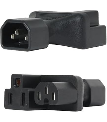 Uxcell C14 Panel Mount Plug Adapter – AC 250V 10A 3-Pin IEC Inlet Module With Cover – Pack Of 2