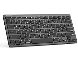 Arteck Ultra-Slim Bluetooth Keyboard Compatible with iPad 10.2-inch/iPad Air/iPad 9.7-inch/iPad Pro/iPad Mini, iPhone and Oth