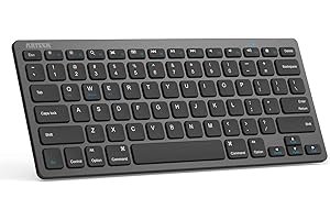 Arteck Ultra-Slim Bluetooth Keyboard Compatible with iPad 10.2-inch/iPad Air/iPad 9.7-inch/iPad Pro/iPad Mini, iPhone and oth