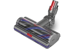 DrRobor V11 V15 High Torque Brush Head Replacement Compatible with Dyson V7 V8 V10 V11 V15 Vacuum Cleaner, Suction Control Anti-Tangle Deep Clean for Carpets & Hard Floor