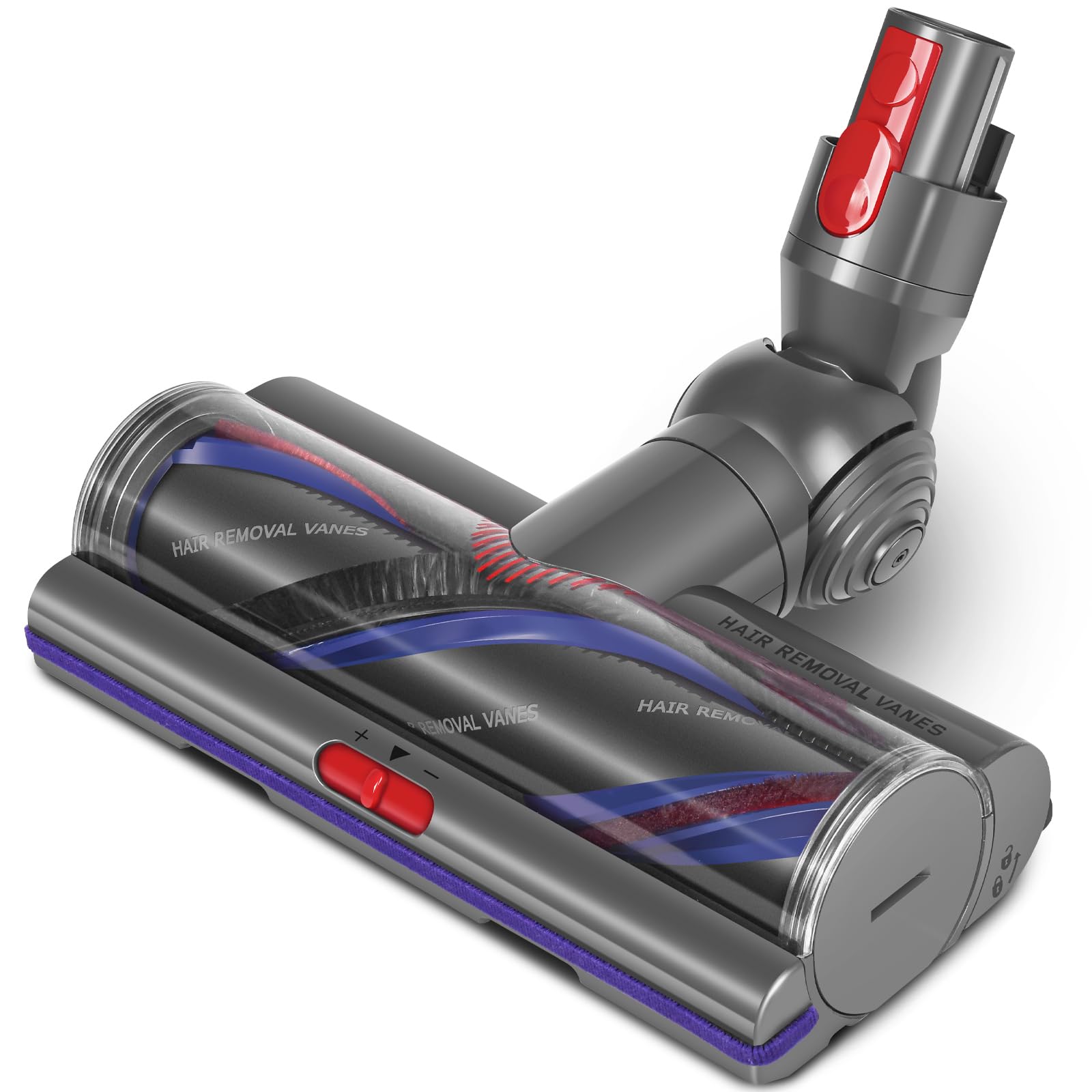 Photo 1 of DrRobor V11 V15 High Torque Brush Head Replacement Compatible with Dyson V7 V8 V10 Vacuum Cleaner, Suction Control Anti-Tangle Deep Clean for Carpets & Hard Floor