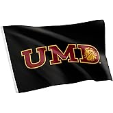 Desert Cactus University of Minnesota Duluth UMD Flag - 3 x 5 Feet Bulldogs Banner, Indoor/Outdoor Durable Fabric, 100% Polyester Design (Style 3)