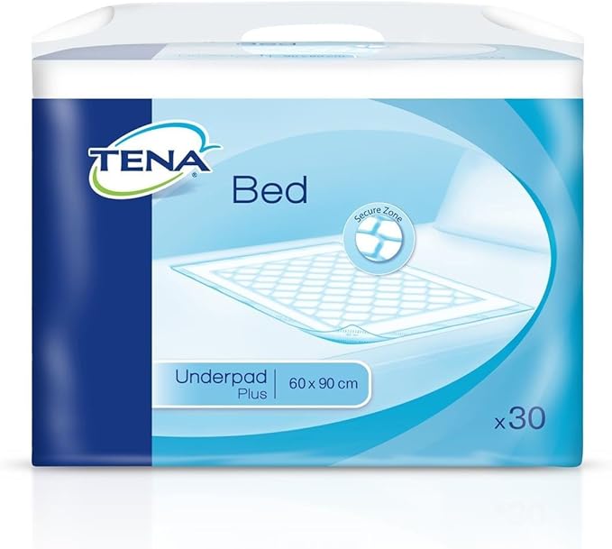 TENA Bed Underpad Plus, 60x90cm, Packs of 30 Amazon.co.uk Health