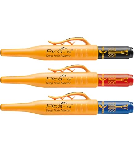 Pica 55010 Marker Pen Set for Carpenters, Carpenter's Pencil - for
