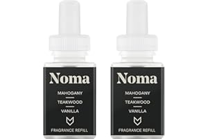 Pura & Guy Fox Home Scent Refill - Smart Air Diffuser - Up to 120-Hours of Luxury Fragrance per Refill - Home Essential - Clean & Safe Diffuser Fragrance - 2 Pack, Noma