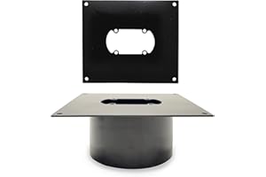 Butler Technik Stainless Steel Diesel Heater Turret Mount Plate for RV Motorhome Camper Eberspacher Espar Webasto Auxiliary Heating Furnace Extra Deep Mount PRO (75mm)