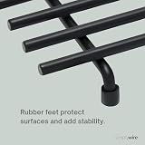 simplywire Trivet Heat Resistant Kitchen Worktop Protector Large Black view 4