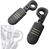 XINCHIMT OEM-Spec Highway Pegs 1.25" for Harley &amp; Metric | No Rattle Black | OEM-spec for Harley 1.25" guards, also for Honda Yamaha Kawasaki Suzuki metric cruisers. Stainless hw, no wobble, bolt-on