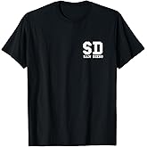 San Diego - SD - Minimalistic Pocket Design - Classic T-Shirt