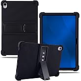 Case for Onn 11inch Core Tablet(2026 Model),NOUKAJU Tablet Protection Case,Adjustable Bracket,Soft Silicone,Silicone Protection Cover for Onn 11'' Core Tablet 2026 New(Black)