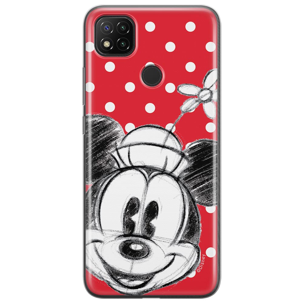 ERT GROUP mobile phone case for Xiaomi REDMI 9C original and officially Licensed Disney pattern Minnie 009 optimally adapted to the shape of the mobile phone, case made of TPU