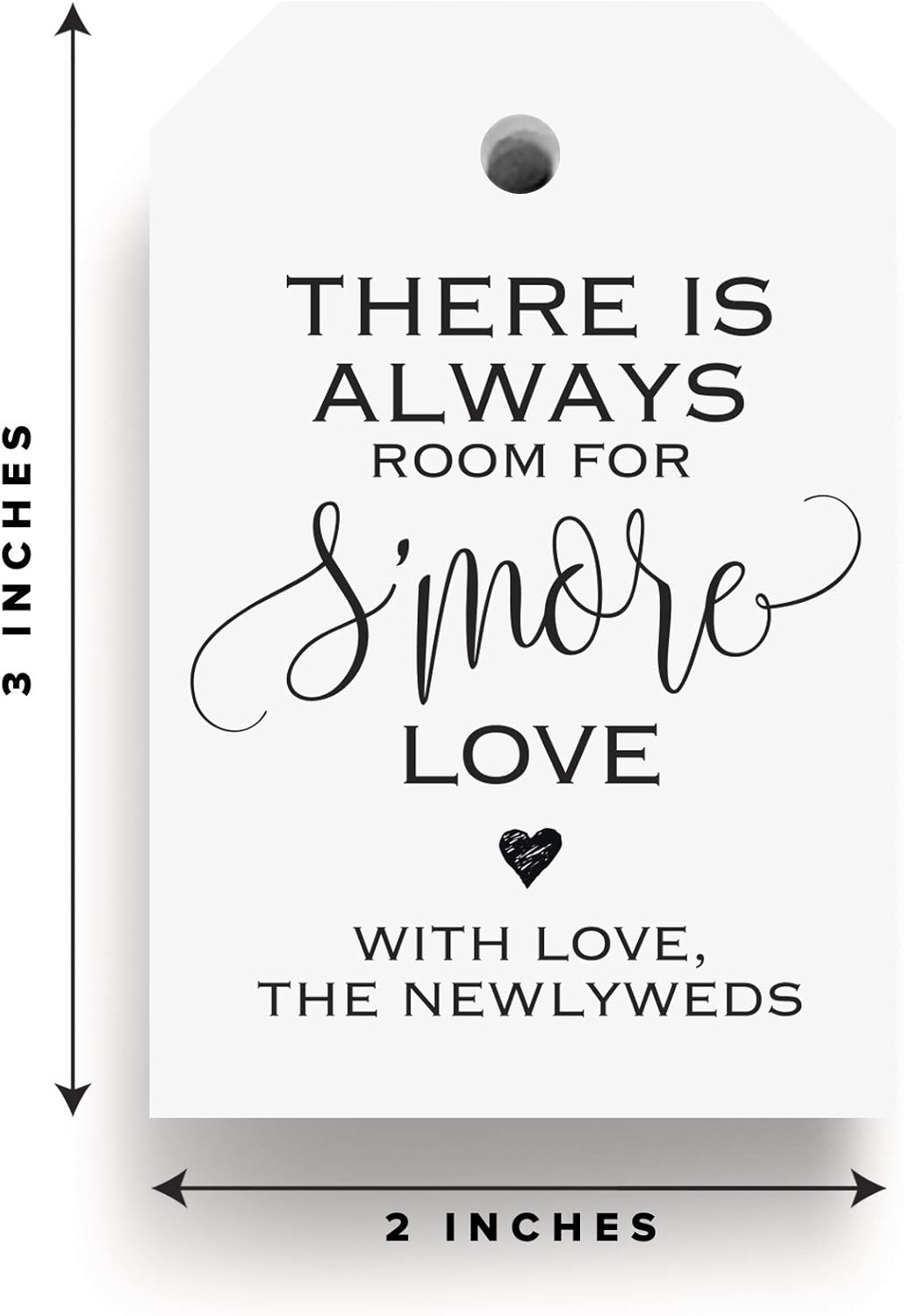 Bliss Collections Thank You for Celebrating with Us Gift and Favor Tags, Pack of 50 S’More Love for Weddings, Bridal Showers, Birthdays, Baby Showers, Celebrations - Makes Cute Favors : Office Products