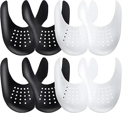 YOLOPARK Shoe Creases Protector, 4 Pairs Shoe Anti Creases Guard to Prevent Sneaker Creases for Men's 7.5-13 Women's 5-9
