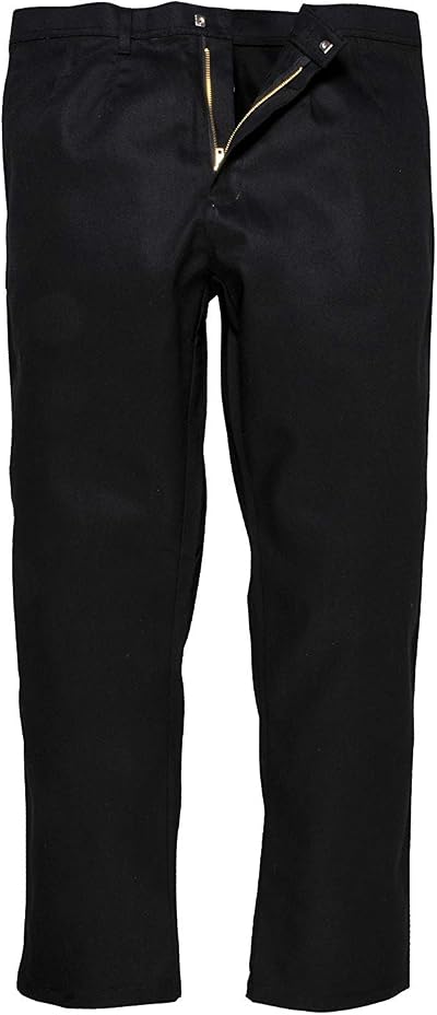 Portwest BZ30 Bizweld Flame Resistant Trousers Black Large CE Certified