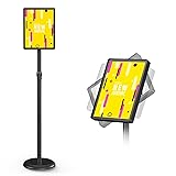 Rdiorry Adjustable Sign Stand, 8.5x11 Inches Floor
