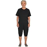 EEOST Adaptive Clothing for Women, Anti-Strip Back-Zip Cotton Romper, Elderly Care Onesie for Special Needs and Disabilities