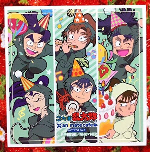 Amazon 忍たま乱太郎 アニメイトカフェ 25周年 ステッカー 六年生 善法寺伊作 食満留三郎 潮江文次郎 立花仙蔵 中在家長次 七松小平太 アニメ 萌えグッズ 通販