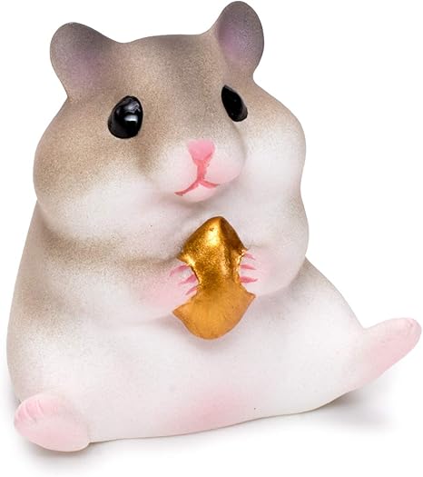 Amazon もぐもぐハムスター フィギュア ジャンガリアン ノーマル ハンドメイド Hs 6002 ハムコ ペットラバーズ こげ茶色 フィギュア ドール 通販