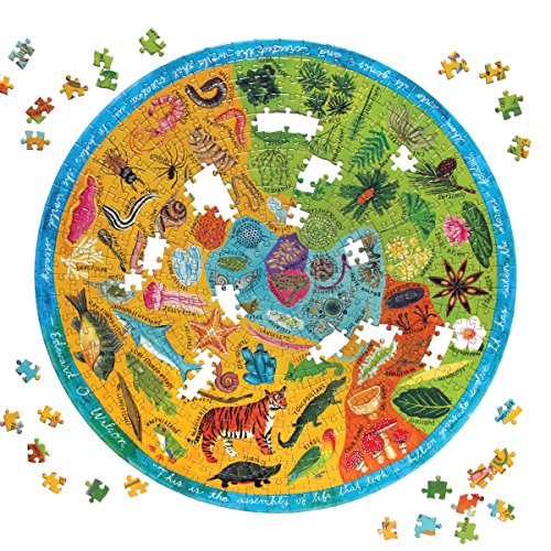 eeBoo Biodiversity Round Puzzle, 500 Pieces