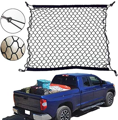 車用 ラゲッジネット トランクネット 車内天井専用 カーゴネット メッシュ収納袋 荷物落下防止 強力ネット 荷物収納ランク 使用簡単 ヴェルファイア 軽量 4つ固定フック付き 携帯便利 Suv 収納スペース確保 希少 アルファード