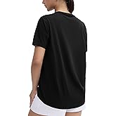 THE GYM PEOPLE Women's Loose Fit Workout T-Shirts V Neck Short Sleeve Running Yoga Lounge Tee Tops