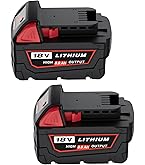 Replacement For Milwaukee 18V Battery - 12.0Ah High Capacity Lithium Ion Power Tool Battery