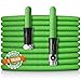 HooSeen Garden Hose Nozzle, 2 Pack Water Hose Nozzle Sprayer Set, 10 Adjustable Patterns Water Spray Nozzle, High-Pressure Anti-Slip Nozzle Sprayer for Car Washing,Pet Showering,Watering Lawn