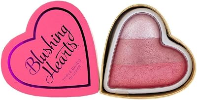 Makeup Revolution Blushing Hearts Triple Baked Blusher Bursting With Love