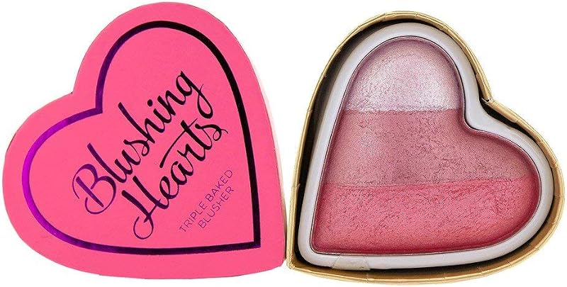 Makeup Revolution Blushing Hearts Triple Baked Blusher Bursting With Love