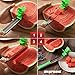 Stainless Steel Watermelon Windmill Cutter Slicer - Fruit and Vegetable Knife Corer Tools, with 4 Extra Forks, Melon Baller Scooper and Knife