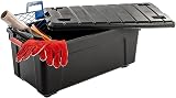 Iris Ohyama Large 75L Storage Boxes with Lids 3 Pack SIA-75 view 4