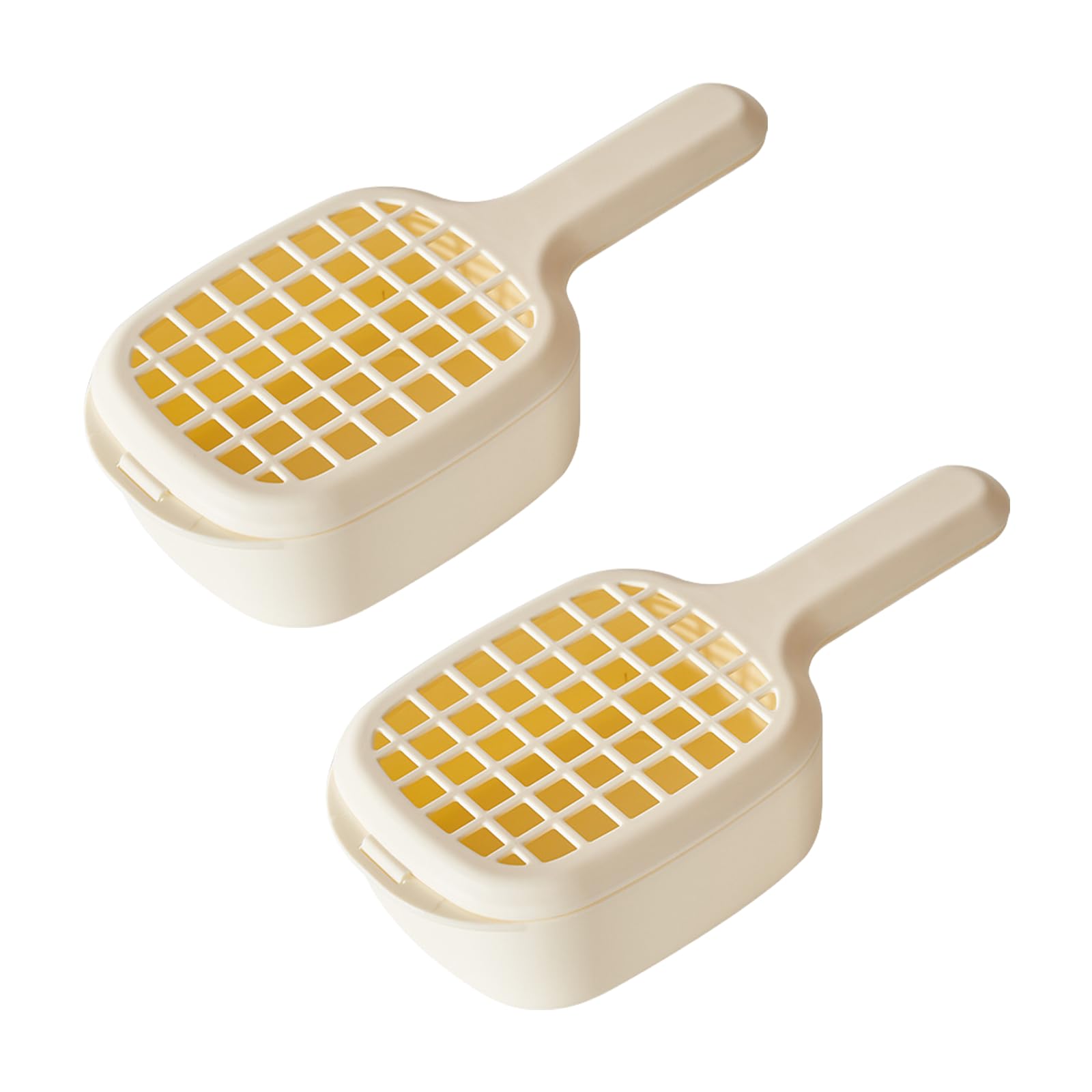 Acpetdr Fruit Washing Sieve, Kitchen Draining Sieve with Handle, Portable, Polypropylene, 19.5 x 9.2 x 4.5 cm (7.68 x 3.62 x 1.77 in)